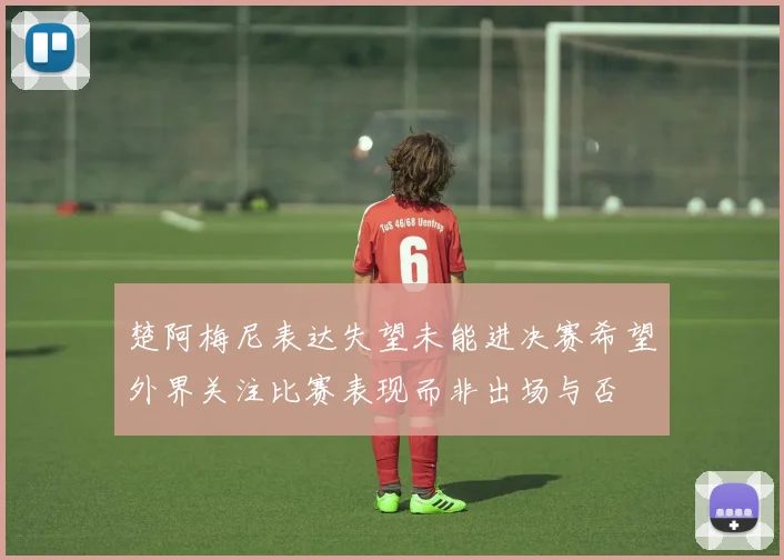 楚阿梅尼表达失望未能进决赛希望外界关注比赛表现而非出场与否